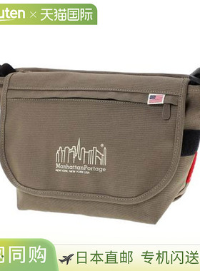 日本直邮Manhattan Portage 单肩包 MP1605CNVS-BRN