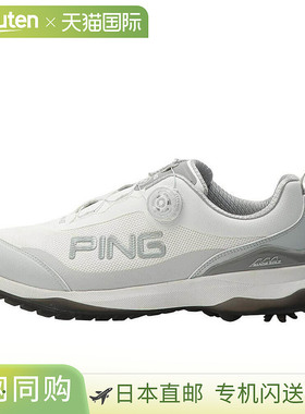 PING 男式亚利桑那刀锋鞋底软钉高尔夫球鞋白色621-5992201 030 [