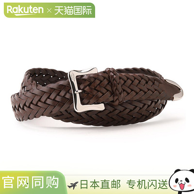 J&M DAVIDSON 皮带 编织腰带 棕色 男士 BENT 0TP AN30 650S 哈瓦