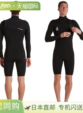 日本直邮Volcom MODULATOR 2/2 毫米长袖春潜水服 A9532200/博尔M