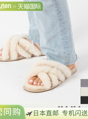 日本直邮 UGG 1123572 凉鞋 Scuffita 女鞋滑动凉鞋毛皮 SCUFFITA