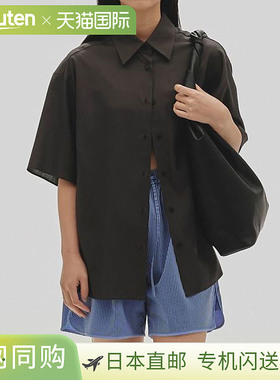 日本直邮TODAYFUL 2025 早秋上衣100% 真丝半袖衬衫短袖中长款真1