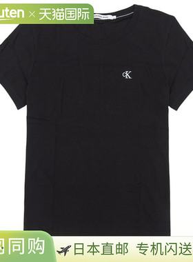 日本直邮Calvin Klein 女士T恤 S 纯棉 黑色 J20J212883BKS CALVI
