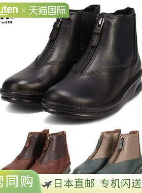 City Golf 女士休闲短靴带外缝线4E 宽版时尚短款舒适GFL20140