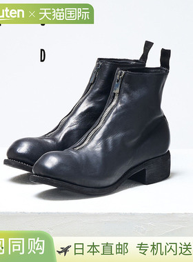 日本直邮GUIDI  PL1 前拉链靴 HORSE 全粒面  PL1-HORSE[RIP][BJB