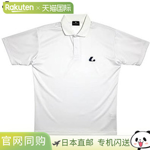 男女士比赛衬衫 衫 带领 白色短袖 吸汗 日本直邮LUCENT 上衣 Polo