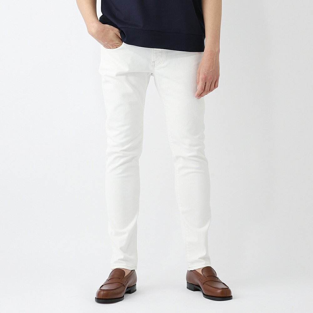日本直邮PT TORINO DENIM 拉链门襟牛仔裤 白色 男士 c5dp05z0 oa