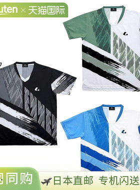 日本直邮LUCENT 男女士比赛衬衫 无领 网球和羽毛球服 上衣 LUCEN