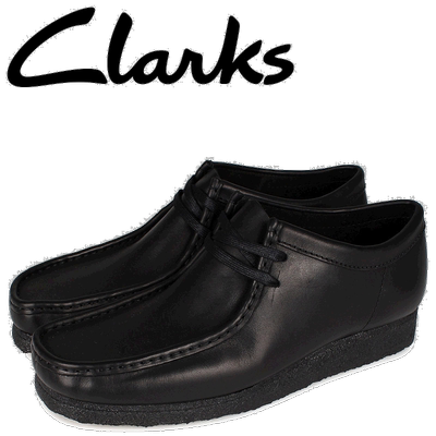 Clarks Wallaby 靴子男士 WALLABEE 靴子黑色 26155514