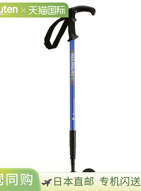 日本直邮Captain Stag FEELBOSCO 徒步杖 T 型握把 4 级滑动 BL M