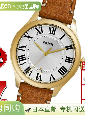 日本直邮FOSSIL 女士手表 GILMORE 三针日期双色不锈钢手表 ES539