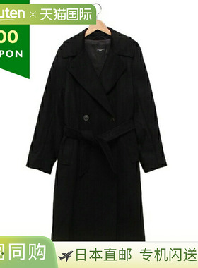 日本直邮Max Mara 周末大衣黑色女士Max Mara RESINA 013 2525016