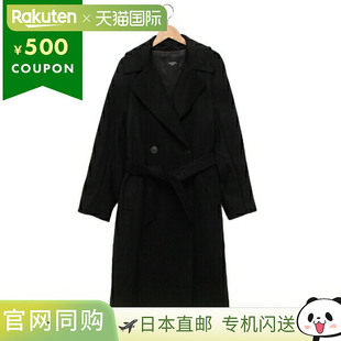 日本直邮Max Mara 周末大衣黑色女士Max Mara RESINA 013 2525016