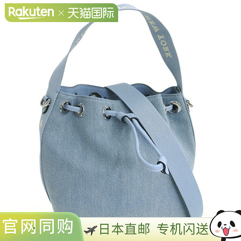 日本直邮Kate Spade 女士两用单肩包/手提包Outlet牛仔蓝KIP SM B