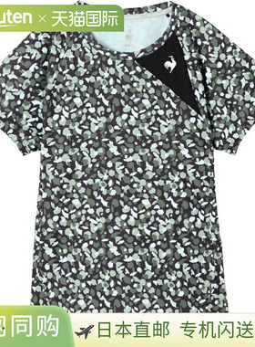 日本直邮Le coq sportif Aile forme 图案比赛衫女士网球比赛衫短
