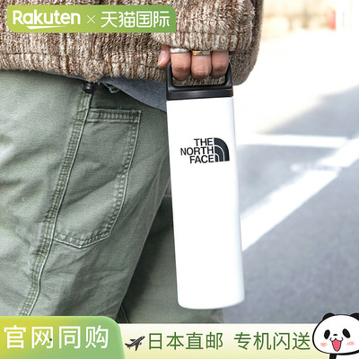 日本直邮The North Face 配件 男士女士水瓶 591ml 白色 TNF 保温