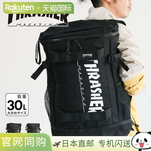 日本直邮Thrasher r1930 方形背包30升非常适合上学旅行或日常使