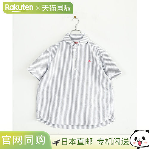 日本直邮DANTON ROUND COLLAR PO SHIRT 春夏 圆领套头衫 圆领 短