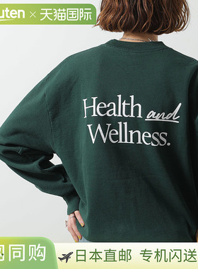 SPORTY & RICH 女式长袖圆领运动衫（CRAW2311），带羊毛衬里和棉