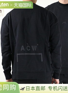 A Cold Wall 徽标圆领运动衫 (ACW-MW001WHL) 男士圆领长袖棉质徽