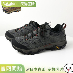 日本直邮Merrell 男士 MOAB3 徒步鞋登山靴低帮露营户外运动鞋鞋