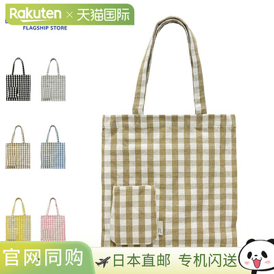 ROOTOTE 手提包 SN.Tall Box.Merci-D 女款 A4 大容量 轻便 格纹