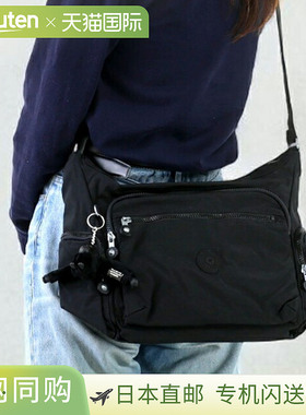 日本直邮Kipling 女士单肩包 K15255P39黑色斜挎包高品质时尚女士