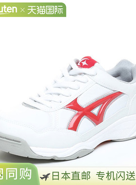日本直邮Moonstar 男女运动鞋 MS 3200G 白色/红色 MOONSTAR 1122