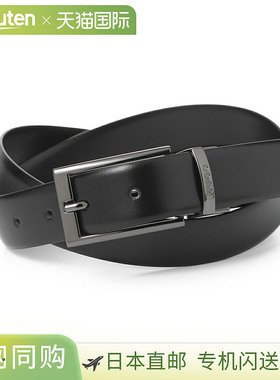 日本直邮Hugo Boss 双面皮带 黑色 男士 elvio u 50307803 101879