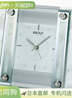 日本直邮精工 QK737W（白色大理石）石英钟 QK737W