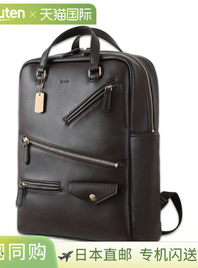 日本直邮jouetie 帆布背包骑手女士 RUCKSACK 深棕色黑色 81390B