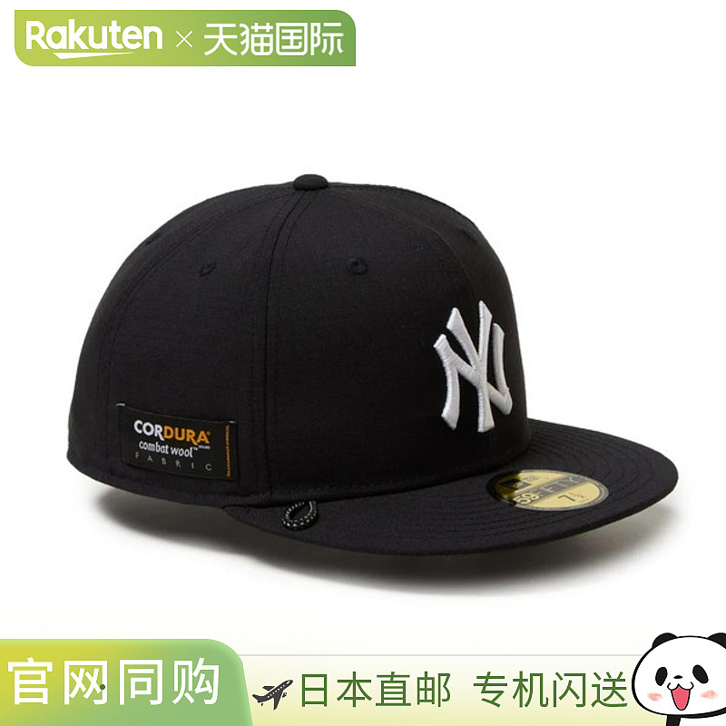 日本直邮New Era Japan 59FIFTY CORDURA 战斗羊毛帽纽约洋基队黑