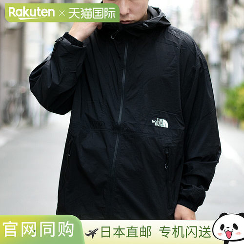 日本直邮The North Face 男女登山夹克尺码 95M尼龙黑色M 款 Enri