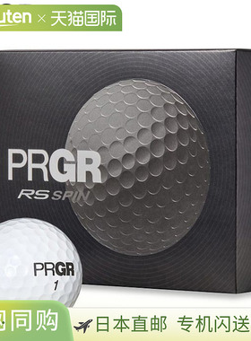 日本直邮PRGR RS SPIN 高尔夫球12 个（12 个球）白色 [2024 型号