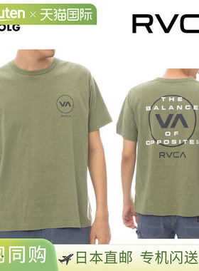 RVCA 男士短袖T恤，ESCAPE CIRCLE，SS 25 春季，BF041-259。这款