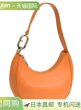 日本直邮FURLA 女士单肩包 Outlet 皮革 橙色 PRIMAVERA S 单肩包