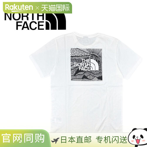 日本直邮The North Face Redbox 短袖庆祝 T 恤 (NF0A87NV)背面带