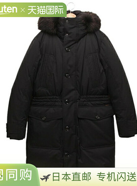 日本直邮MOORER 赫尔辛基羽绒服黑色男士MOUPA100019 ADS U0001