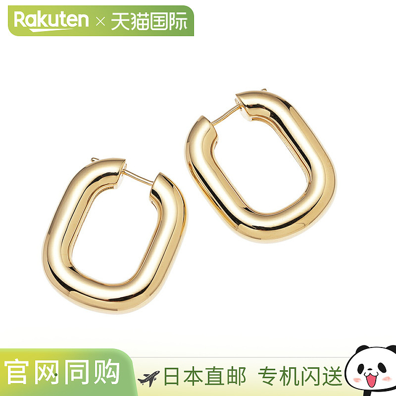 日本直邮JIL SANDER 耳环 金色 女款 j12vg0295 p4877 710
