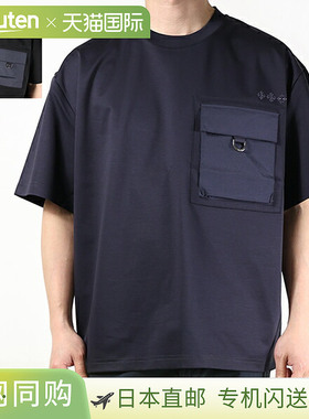 日本直邮TATRAS T恤 VENTO MTLA25S8008-M 男士短袖带口袋圆领棉
