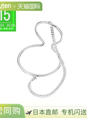 日本直邮SASKIA DIEZ 耳夹 银色 女士 0450504 0000920 银色线耳