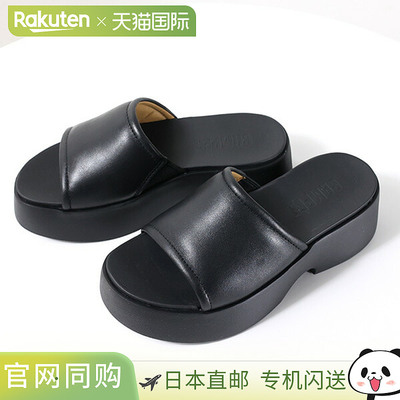 日本直邮CAMPER Tasha 厚底拖鞋女士厚底 EVA轻质皮革带标志K2016