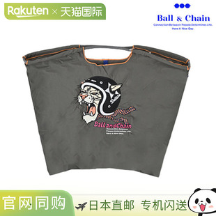 L码 日本直邮ball&chain 环保袋购物袋手提袋大容量轻便刺绣时尚