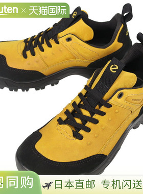 日本直邮ECCO WP V2 防水越野鞋 黑色/橄榄油色822354 58277）