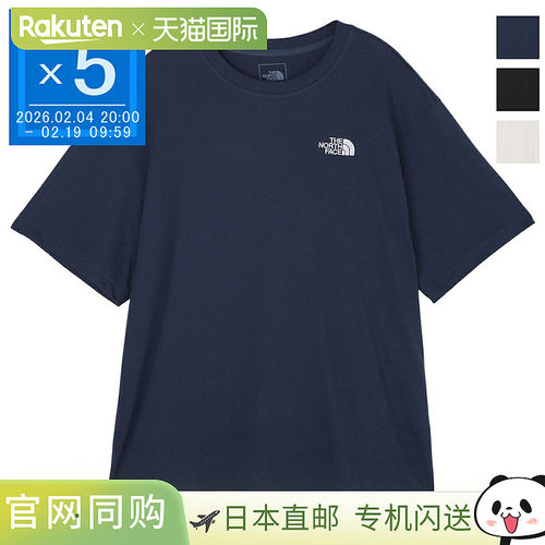 日本直邮THE NORTH FACE 男士短袖 Evolution Box Fit T恤 圆领 n