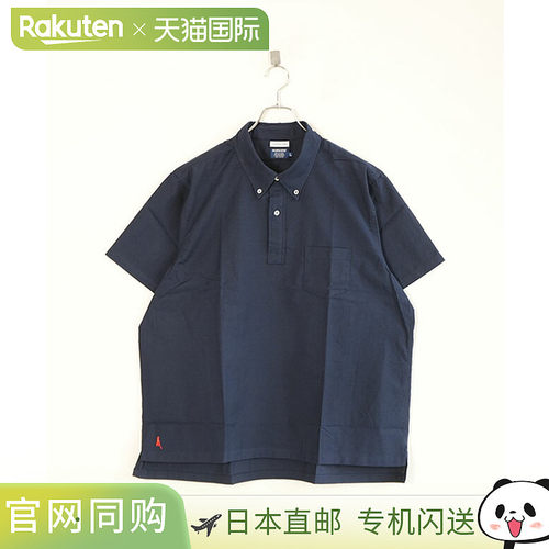 [2505IC1] WORKERS BD 衬衫 Polo 衫 纽扣领衬衫 男式上衣 短袖 B