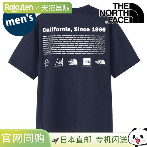 日本直邮THE NORTH FACE 短袖历史标志T恤 [NT32407-UN SS25] S/S