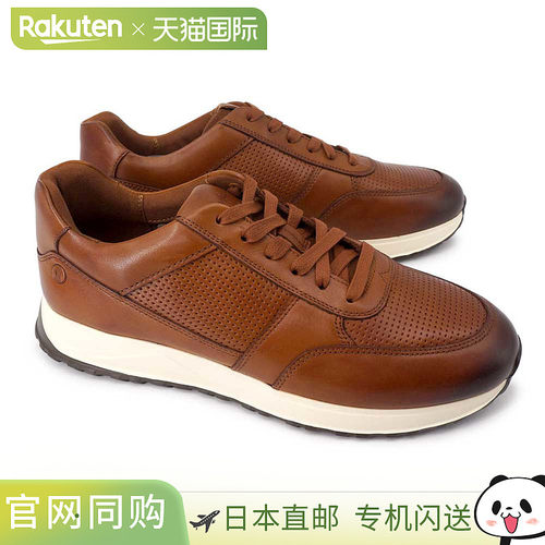 日本直邮Clarks Radwell 男士系带真皮运动鞋 - 真皮材质低帮设计