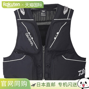 日本直邮Daiwa 黑色 钓鱼短背心 3023 Wear
