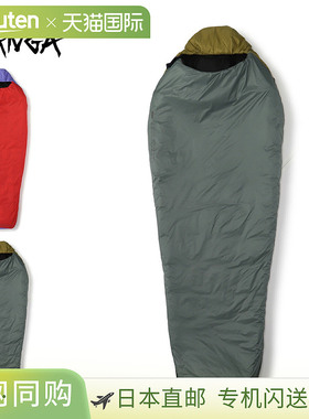 日本直邮NANGA ZZZ BAG 0 睡袋（男女通用木乃伊式轻便防水红色/N